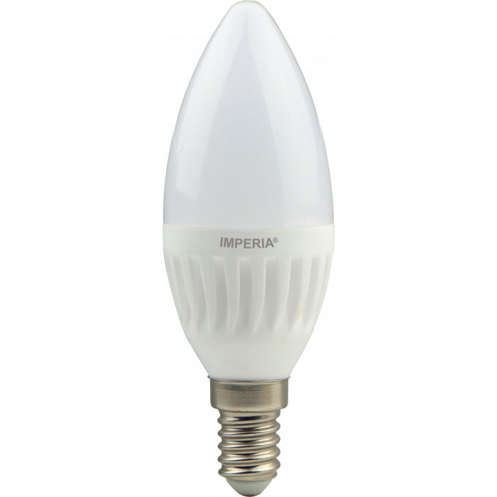 Imperia lampada oliva opale LED E14 4W 4000K